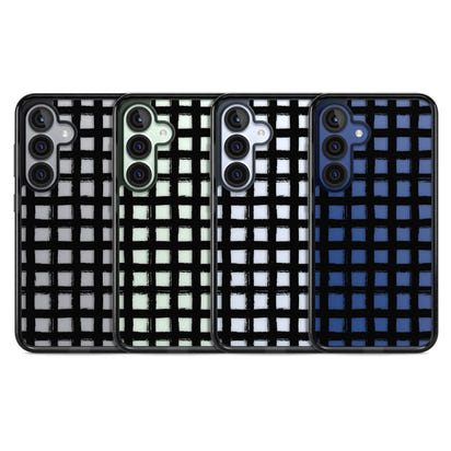 Messy Black Grid Clear