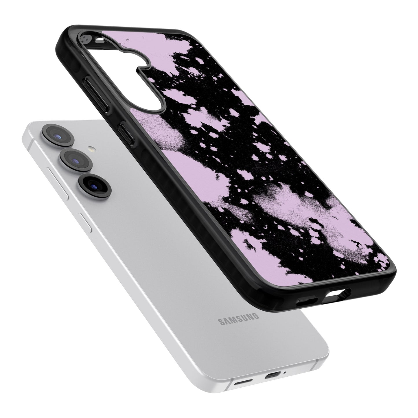 Pink & Black Acid Wash Tie Dye