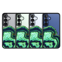 Tranche d'agate émeraude