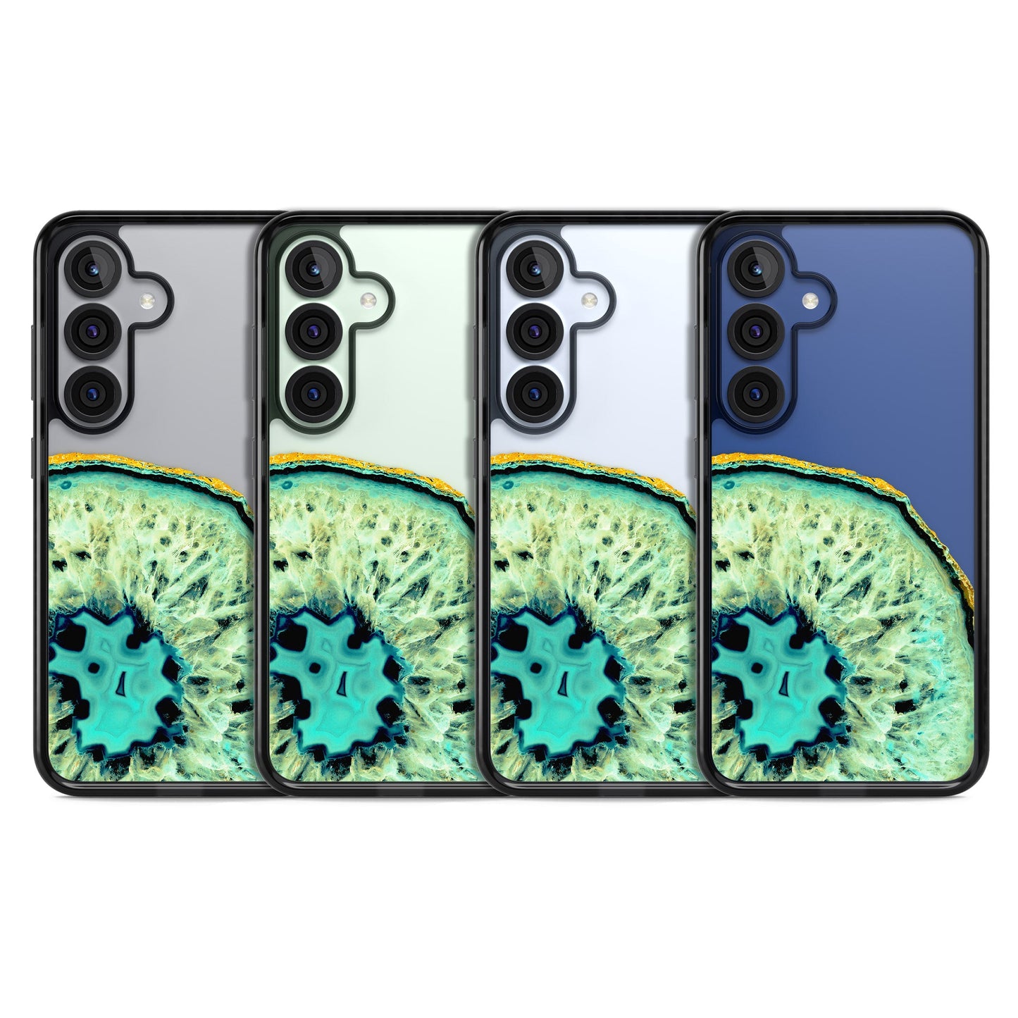 Géode turquoise en cristal