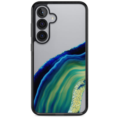 Grüne und blaue Smaragd-Geode