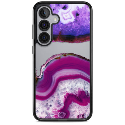 Tranche de cristal d'améthyste