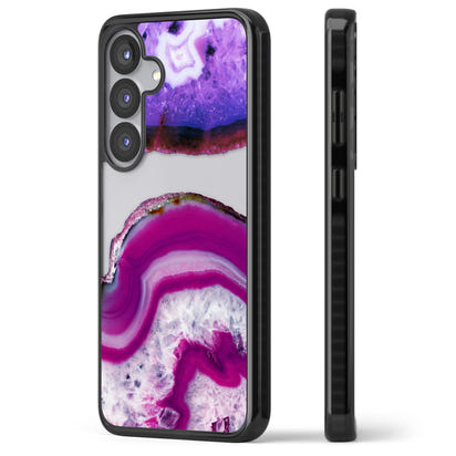 Tranche de cristal d'améthyste