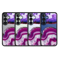 Tranche de cristal d'améthyste