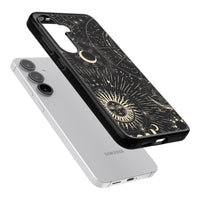 Soleil cosmique et symboles du zodiaque