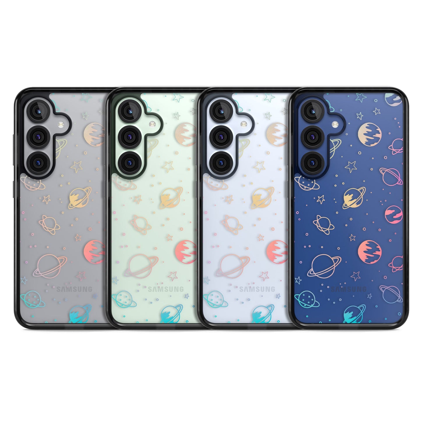 Pastellfarbenes Weltraumuniversum