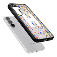 Personalised Abstract Floral Initial