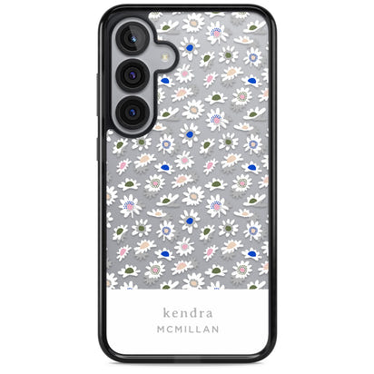 Personalised Grey & White Daisies