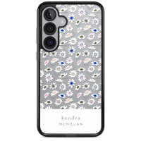 Personalised Grey & White Daisies