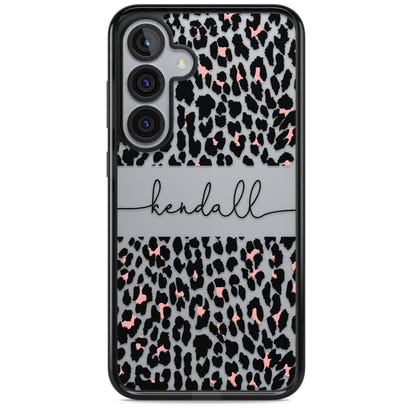 Personalised Cursive Leopard Spots