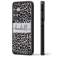 Personalised Cursive Leopard Spots