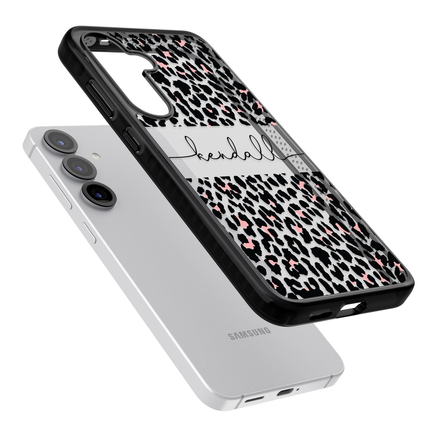 Personalised Cursive Leopard Spots