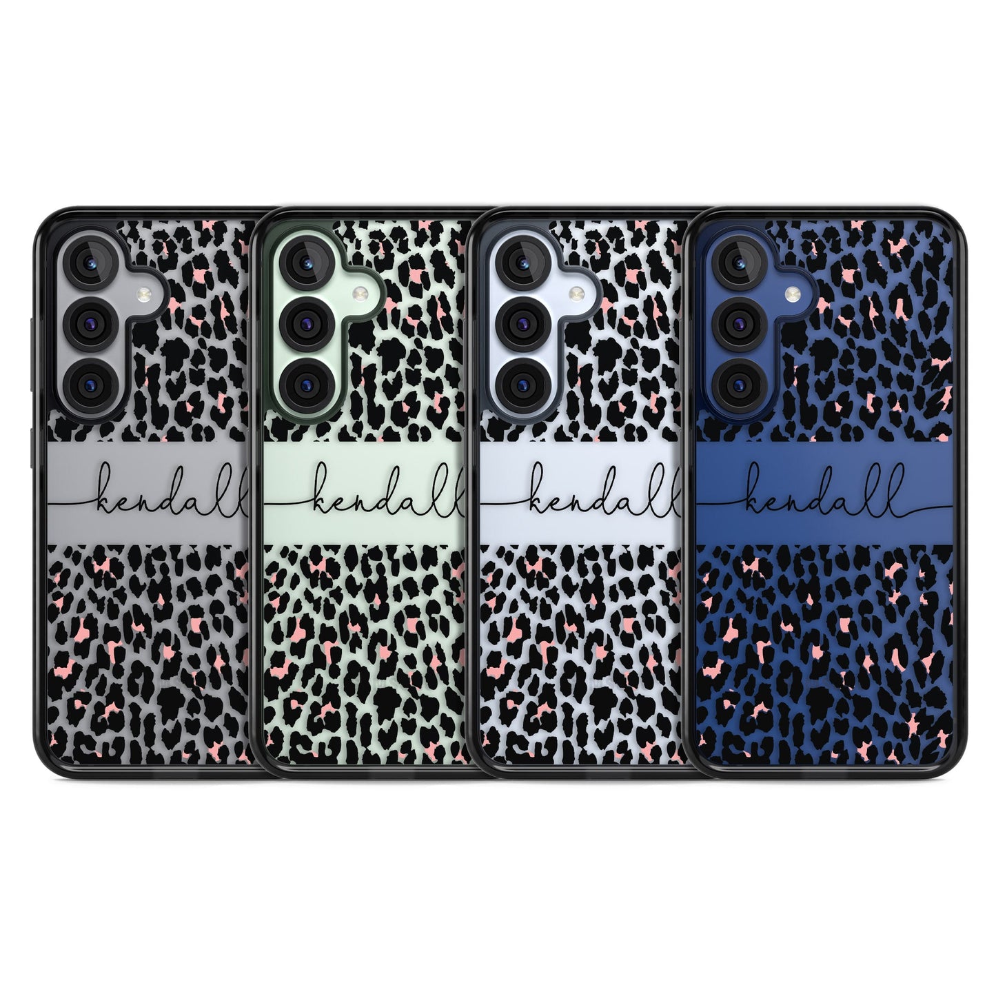 Personalised Cursive Leopard Spots