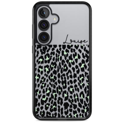 Personalised Seafoam Leopard