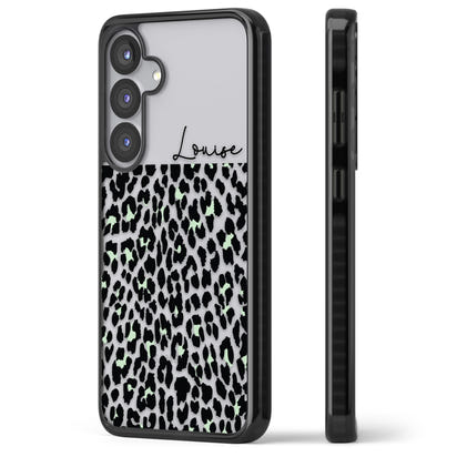 Personalised Seafoam Leopard