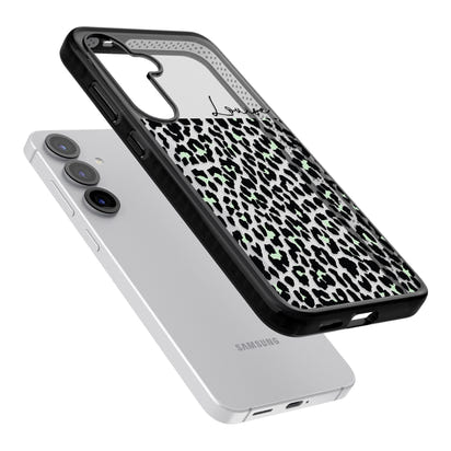 Personalised Seafoam Leopard