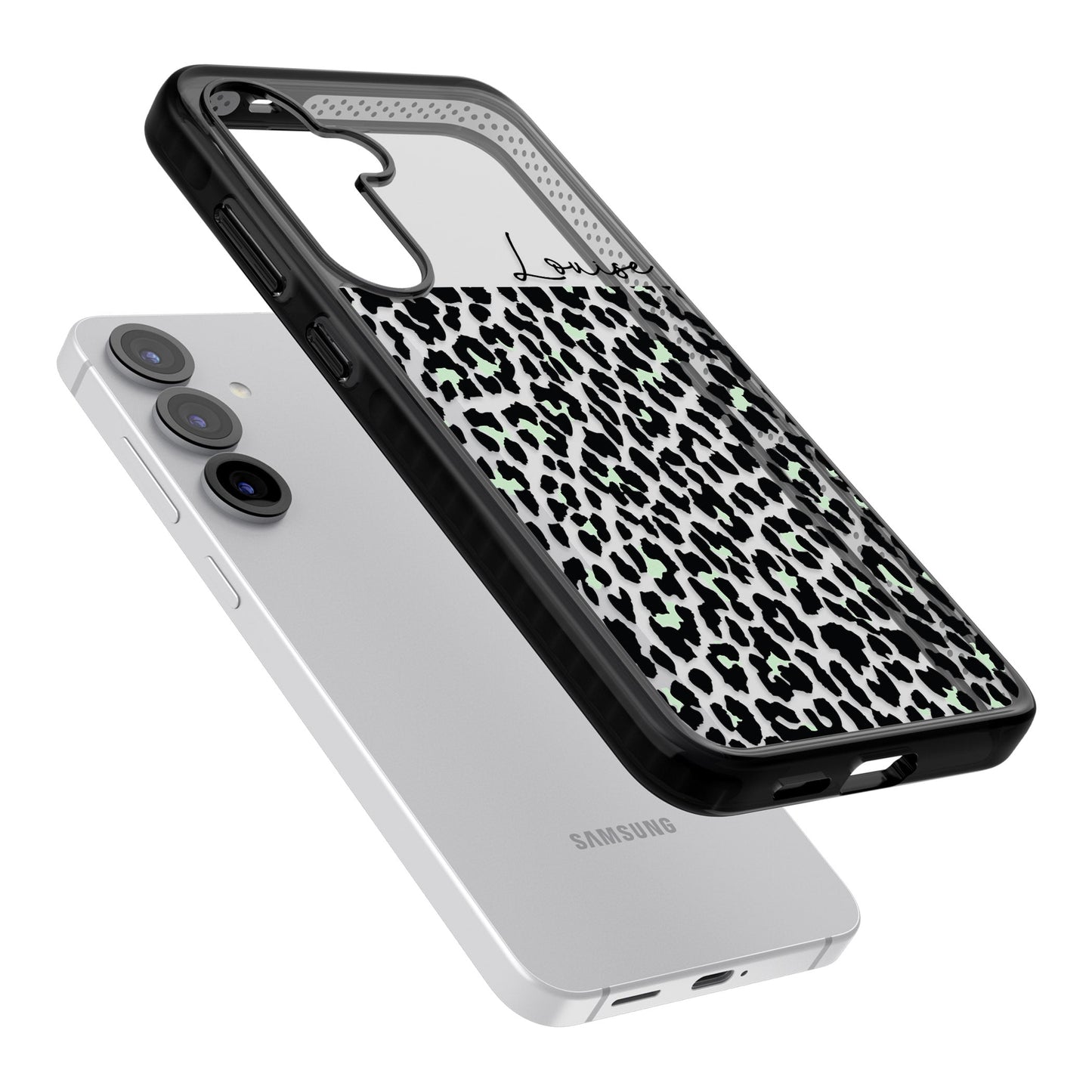 Personalised Seafoam Leopard