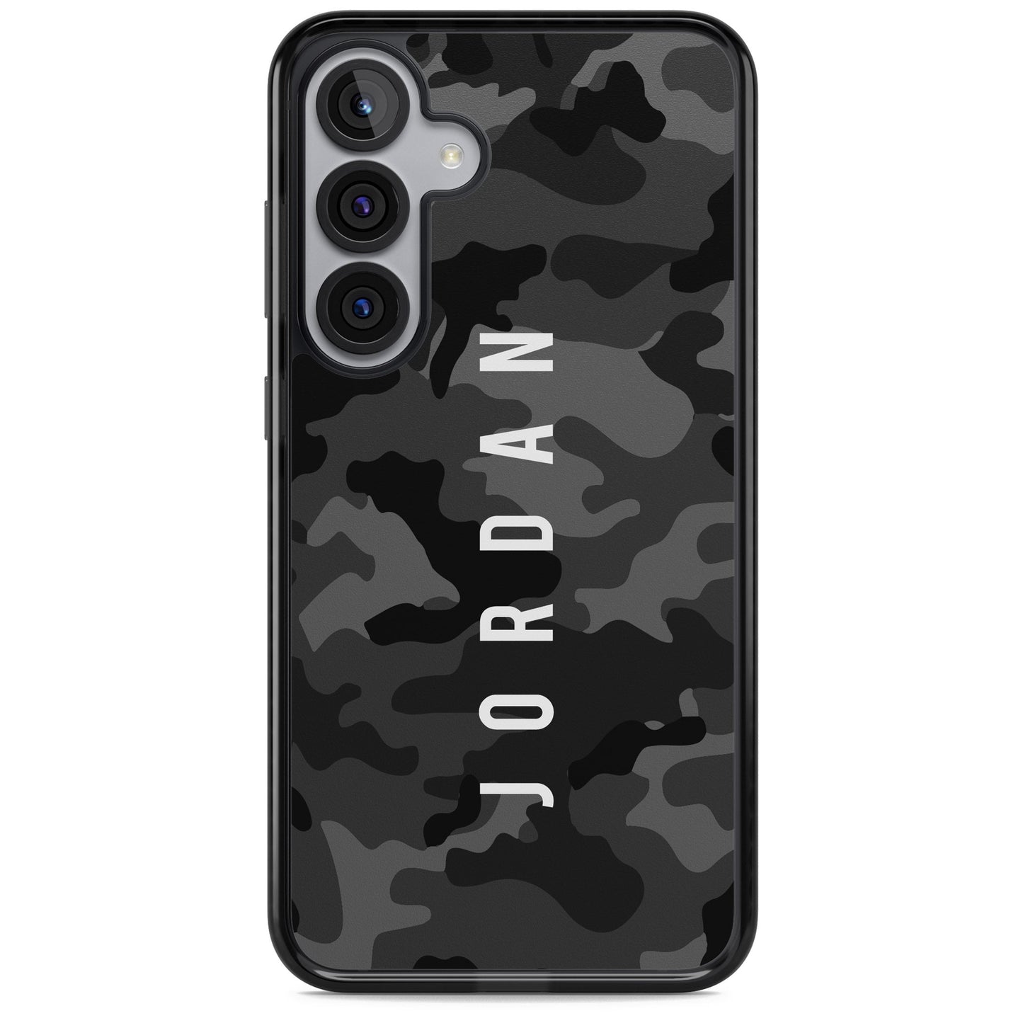 Personalised Black Camouflage Name