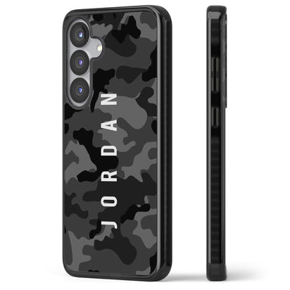 Personalised Black Camouflage Name
