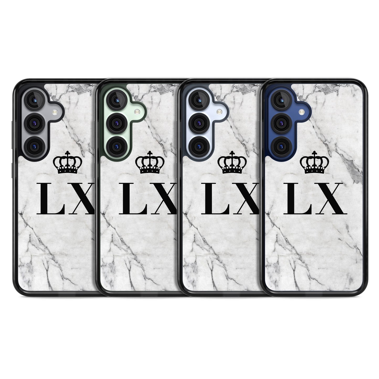 Personalised Initial Crown Marble