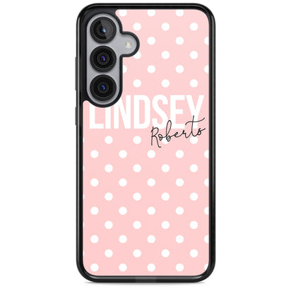 Personalised Pink Polka
