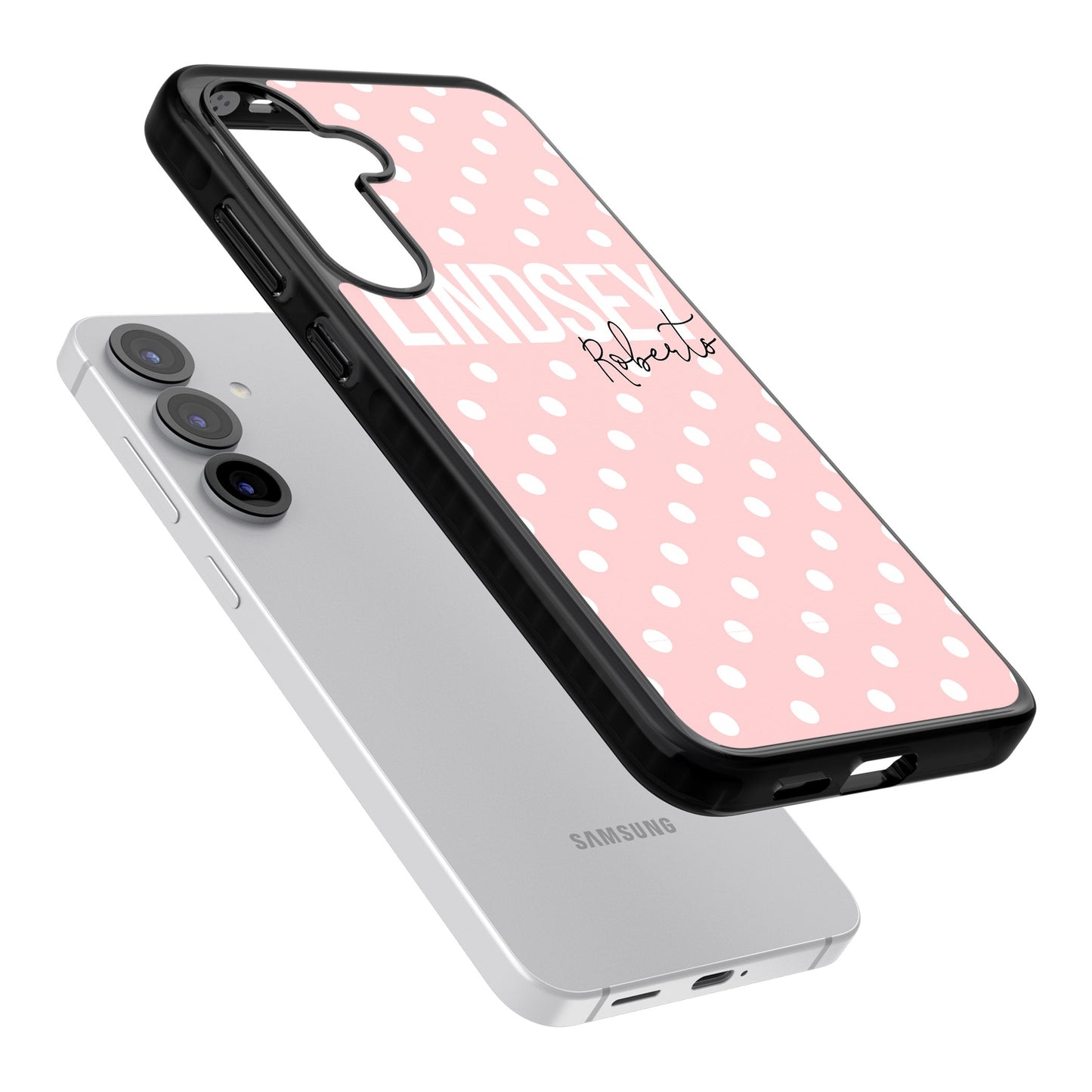 Personalised Pink Polka