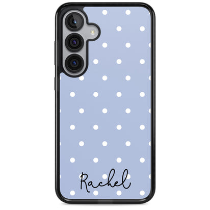 Personalised Simple Light Blue Dots