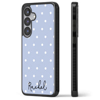 Personalised Simple Light Blue Dots