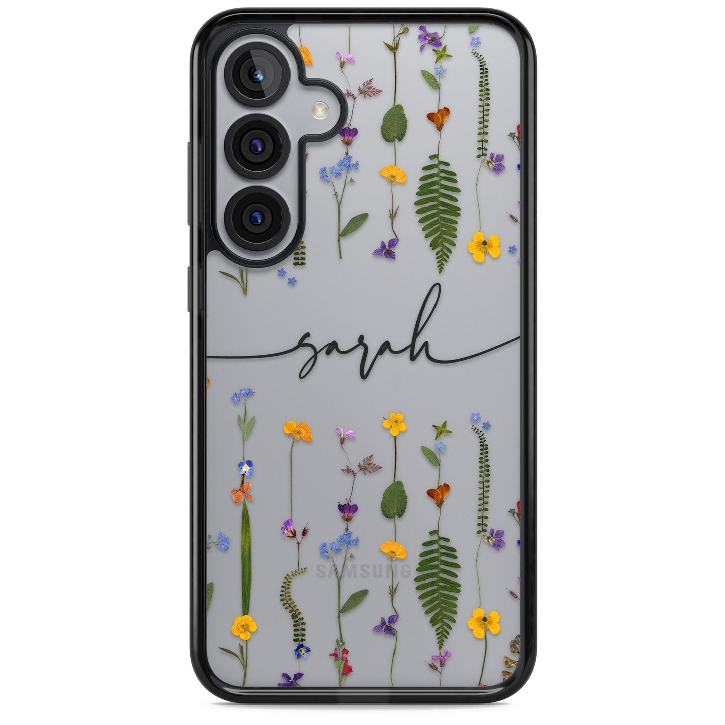 Chaîne de fleurs sauvages personnalisée