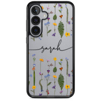 Chaîne de fleurs sauvages personnalisée