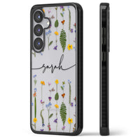 Chaîne de fleurs sauvages personnalisée