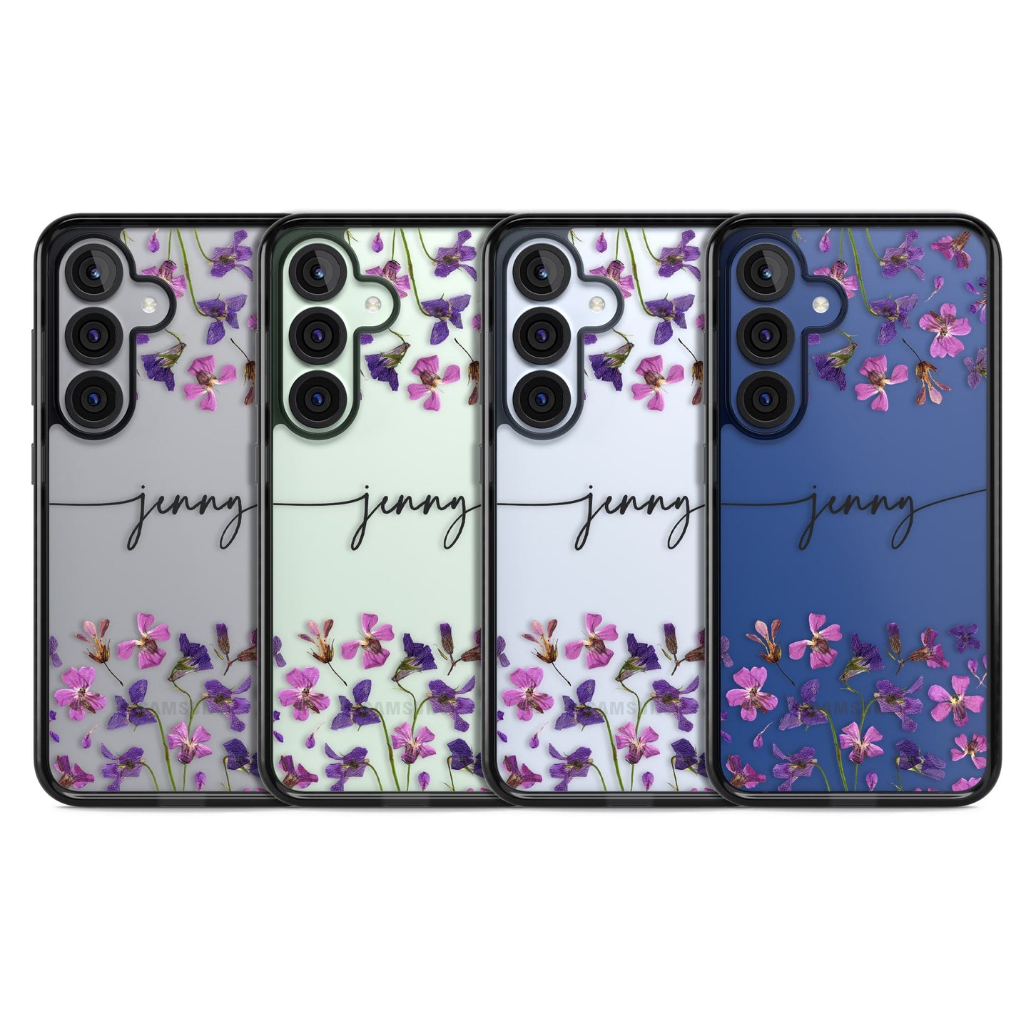 Personalised Purple Violets