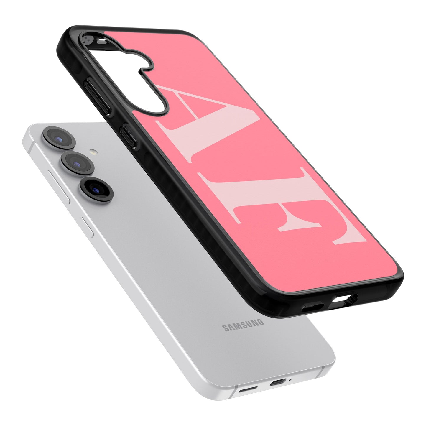 Personalised Light & Dark Pink Green Letters