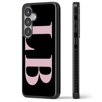 Lettres personnalisées roses et noires vertes