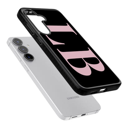 Lettres personnalisées roses et noires vertes