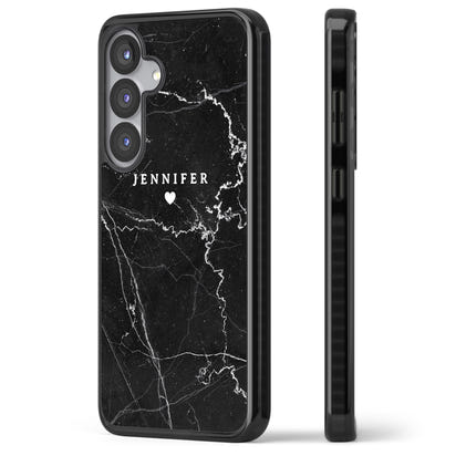 Personalised Black Marble