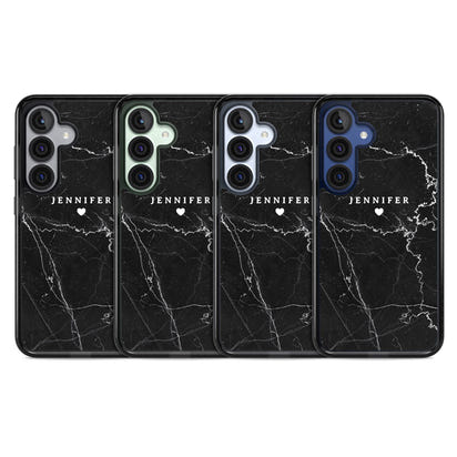 Personalised Black Marble