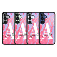 Personalised Pink & Purple Marble