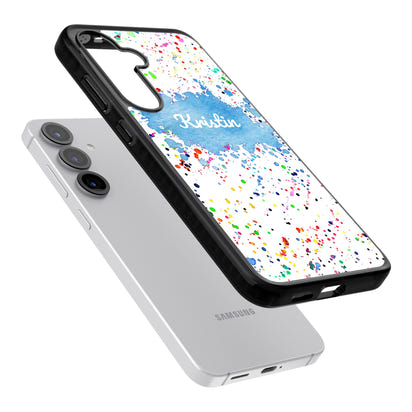 Personalised Rainbow Splatter Name