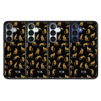 Personalised Gold Cheetah Pattern