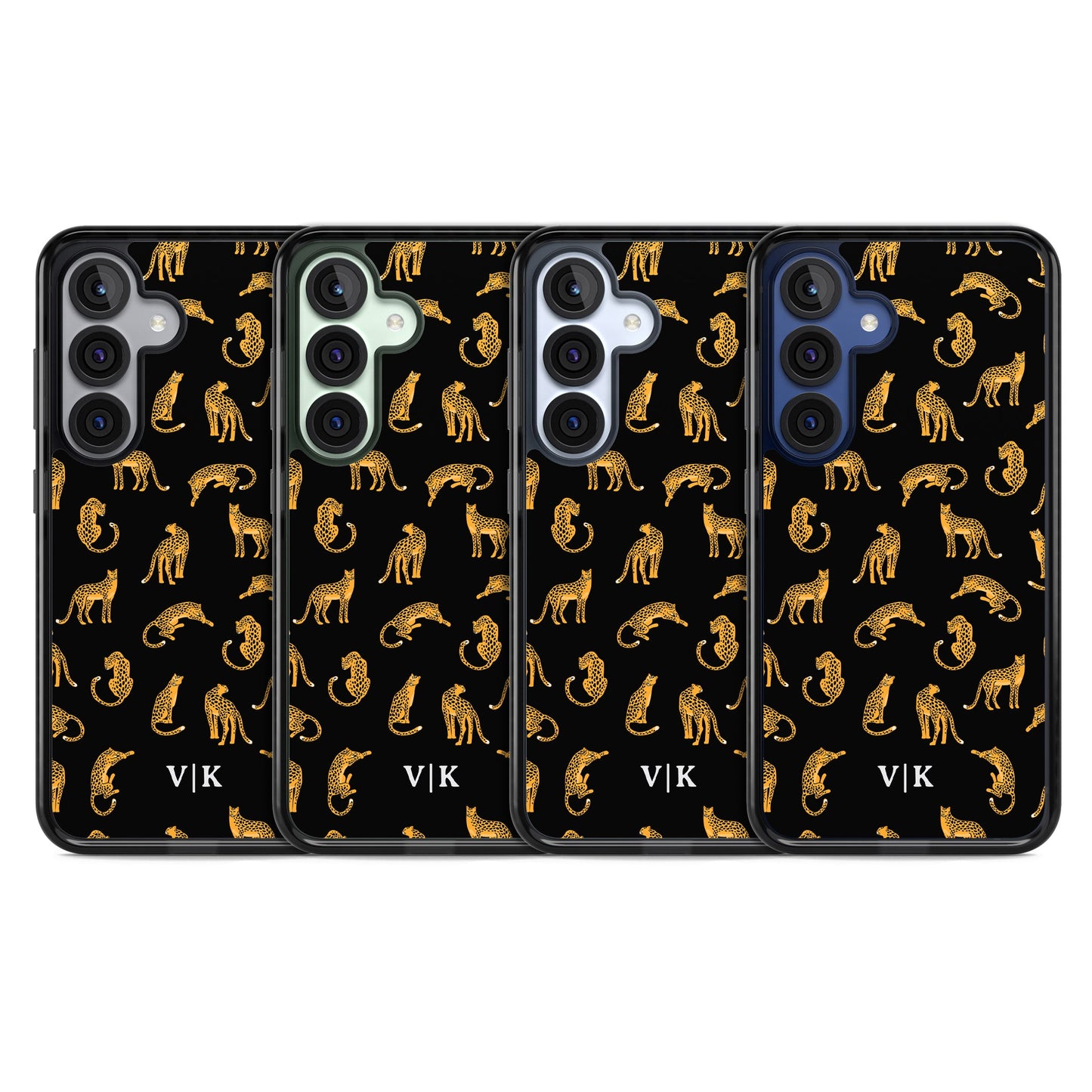 Personalised Gold Cheetah Pattern