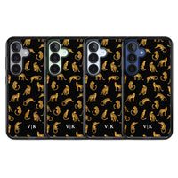 Personalised Gold Cheetah Pattern