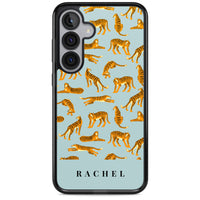 Personalised Turquoise Tiger Pattern