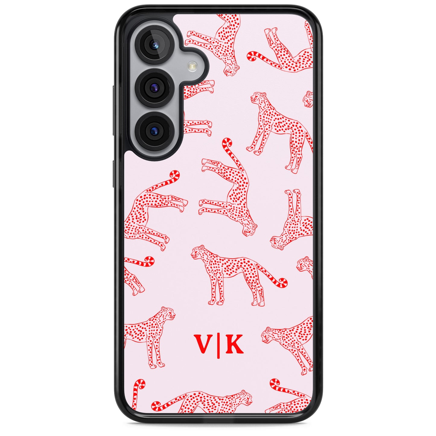 Guépard rouge et rose personnalisé