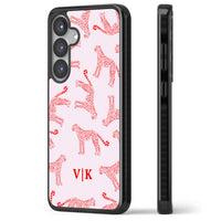 Guépard rouge et rose personnalisé