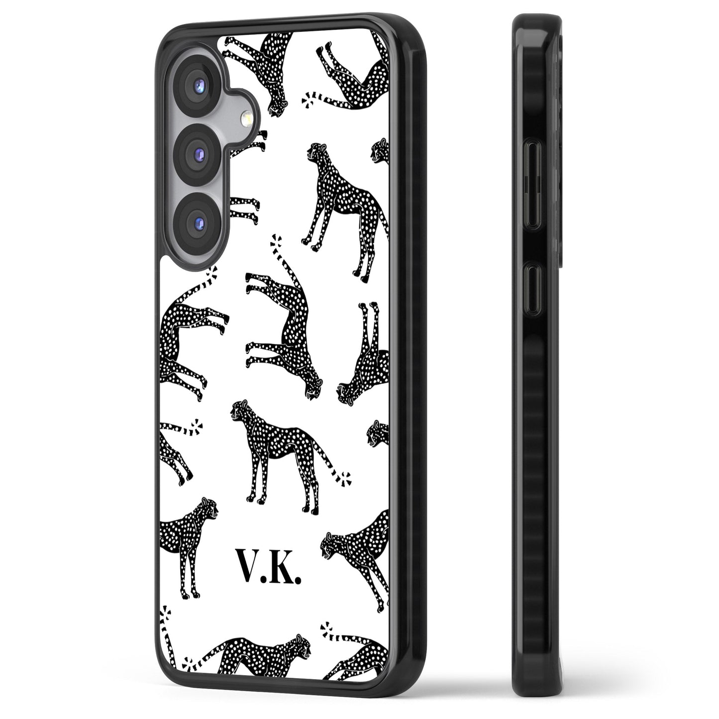 Personalised Black & White Cheetah Pattern