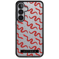 Personalised Red Snake Pattern
