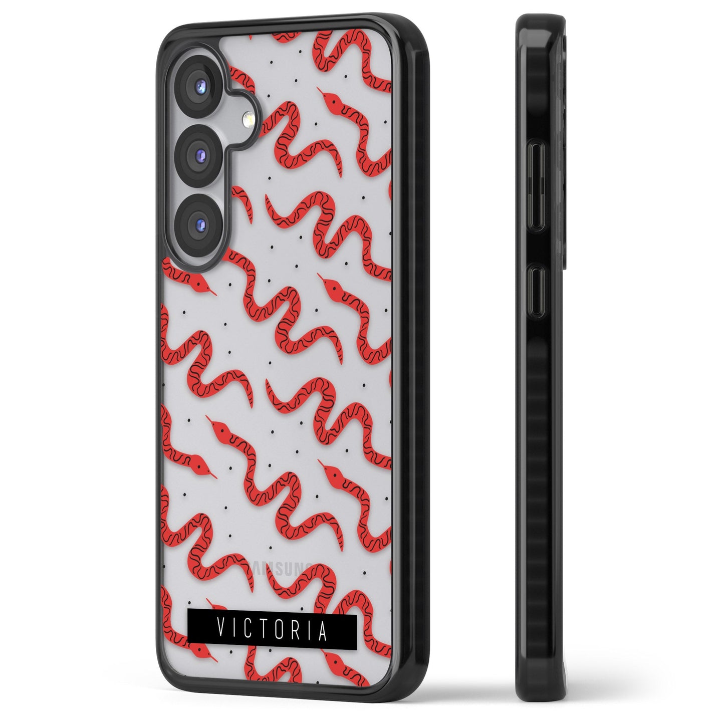 Personalised Red Snake Pattern