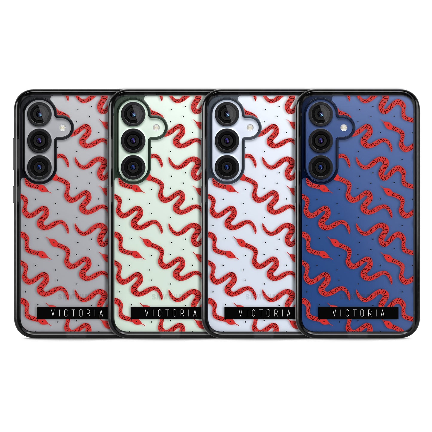 Personalised Red Snake Pattern