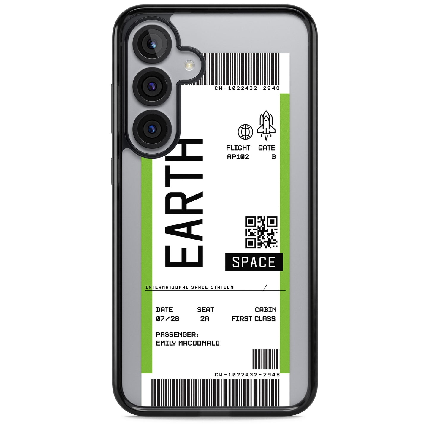 Personalised Earth Travel Ticket